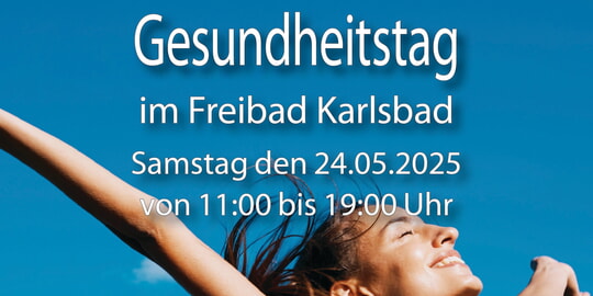 Gesundheitstag am 24. Mai im Karlsbader Freibad