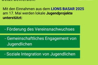 Lions Club Waldbronn unterstützt Karlsbader Vereine