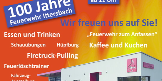 100 Jahre Feuerwehr Ittersbach