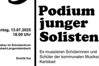 Podium junger Solisten
