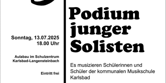 Podikum junger Solisten
