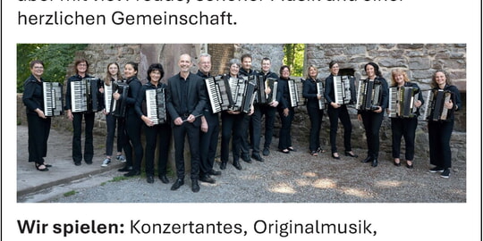 Dein Akkordeon wartet auf dich!