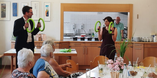 Sommerfest mit Besuch des Bürgermeisters