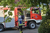 Übung Garagenbrand