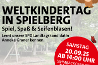 Save the Date: Weltkindertag in Spielberg 