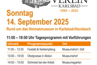 Einladung zum Jubiläumsfest am Tag des offenen Denkmals, am 14.9.25