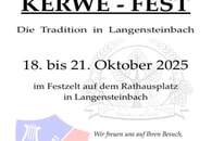 Einladung zum Kerwe-Fest vom 18. bis 21. Oktober 2025