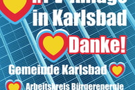 Der Arbeitskreis Bürgerenergie Karlsbad freut sich über die gelungene Übergabe der PV-Anlage St. Franziskus