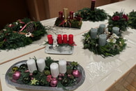 Einladung zum Adventsgesteck Kurs