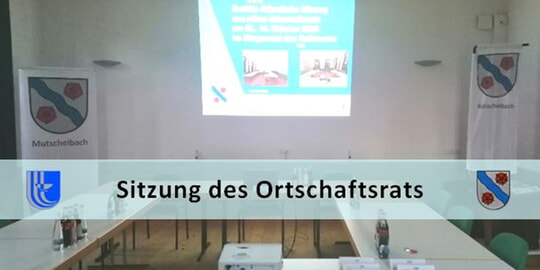 Ortschaftsrat – öffentliche Sitzung