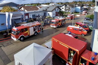 Großübung der Feuerwehr Karlsbad