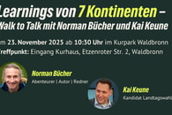 Im Kurpark mit Norman Bücher und Kai Keune – Seid dabei Sonntag, 23. November, 10:30 Uhr, Kurpark Waldbronn