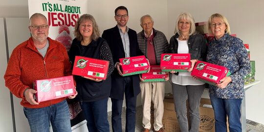 Weihnachten im Schuhkarton