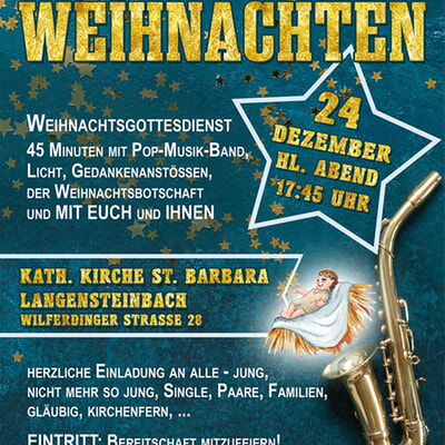 Endlich Weihnachten - Weihnachtsgottesdienst mit Pop-Musik 