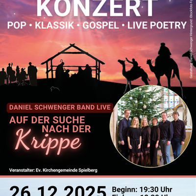 Weihnachtskonzert "Auf der Suche nach der Krippe" 