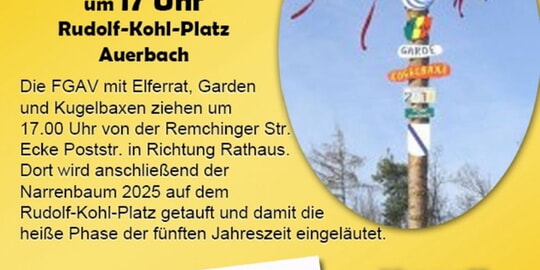 17. Narrenbaumstellen