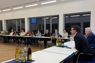 Die Ortsmitte von Langensteinbach auf dem Pr&uuml;fstand: Gro&szlig;e Resonanz beim &bdquo;Innenstadtcheck&ldquo;