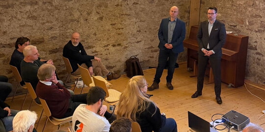 Gemeinsames Mitgliedertreffen der Karlsbader Selbstst&auml;ndigen e.V. mit B&uuml;rgermeister Kornm&uuml;ller und Wirtschaftsf&ouml;rderung im Heimatmuseum Ittersbach