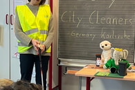 Umweltschutz hautnah: Frau Berblinger zu Besuch an unserer Schule