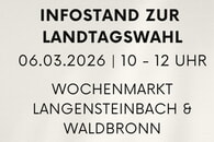 Infostand zur Landtagswahl: Demokratie-Initiative l&auml;dt zum Gespr&auml;ch ein