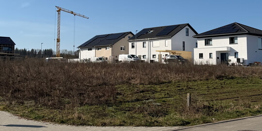 Grundst&uuml;cksver&auml;u&szlig;erung f&uuml;r Geschosswohnungsbau in Karlsbad-Langensteinbach
