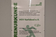 50 Jahre Mitgliedschaft: Hundesportverein Karlsbad geehrt