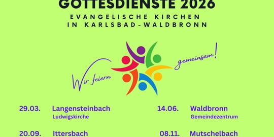 Termin&uuml;bersicht 19. - 25. M&auml;rz