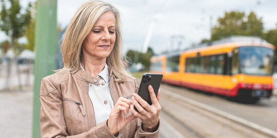 KVV integriert landesweites Check-in/Check-Out-System in seine KVV.regiomove-App