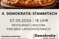 Einladung zum Demokratie-Stammtisch