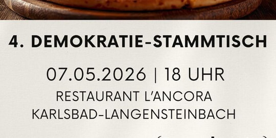 Einladung zum Demokratie-Stammtisch