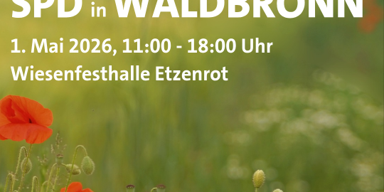 SPD Albtal l&auml;dt zum 1. Mai Fest