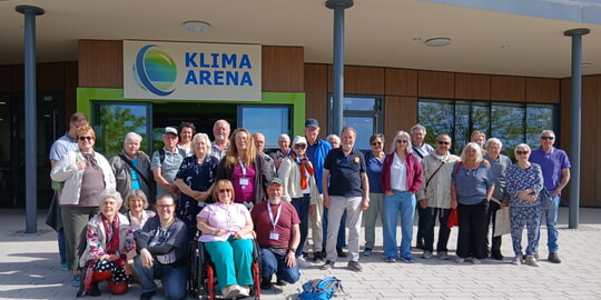 Ausflug des VdK-Ortsverbandes Langensteinbach &ndash; Ein gelungener Tag in der Klima Arena und in Bad Wimpfen