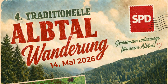 SPD Albtalwanderung mit Saskia Esken