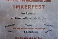 Traditionelles Imkerfest an Himmelfahrt im Ranntal