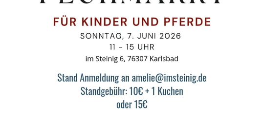 Flohmarkt auf dem Begegnungshof Im Steinig