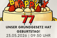 77 Jahre Grundgesetz: Demokratie- Initiative l&auml;dt zu Infostand in Ittersbach ein
