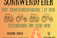 Sonnwendfeier mit Traktorenparade
