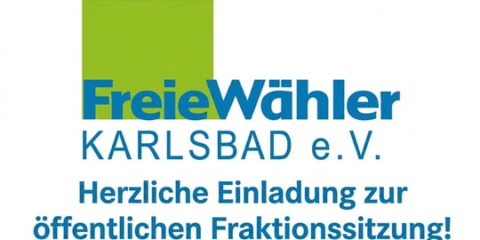 Einladung Fraktionssitzung am 15. Juni 2026