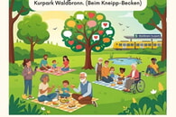 Familienpicknick im Kurpark