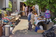GARAGENFLOHMARKT mit VORGARTENCAFE  Am 11.Juli, Karlsbad-Spielberg, Waldstr.6 