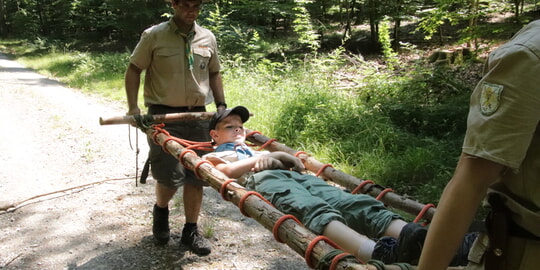 Vielseitige Aufgaben beim Sippenwaldlauf