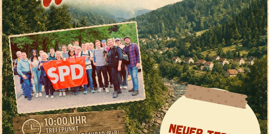 Herzliche Einladung: SPD Albtalwanderung 