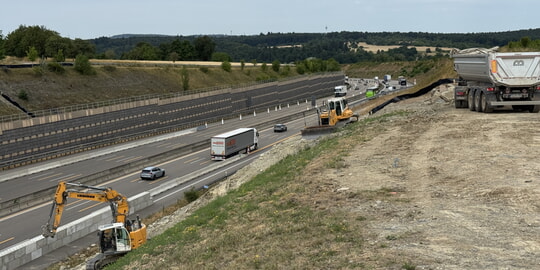 Informationsveranstaltung der Autobahn S&uuml;dwest zur neuen Gr&uuml;nbr&uuml;cke &uuml;ber die A8 bei Remchingen-N&ouml;ttingen