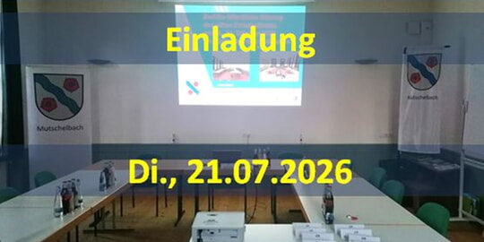 Sitzung des Ortschaftsrats &ndash; Einladung