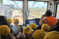 Die Vorsch&uuml;ler zu Besuch bei der Deutschen Bahn