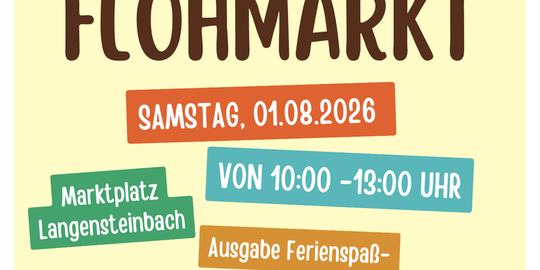 Ferienspa&szlig; Flohmarkt