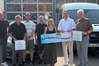 Fahrzeug&uuml;bergabe f&uuml;r den Ferienspa&szlig; Karlsbad 2026
