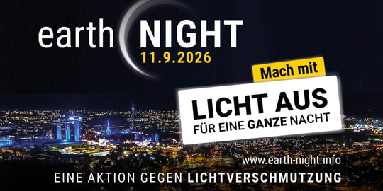Am 11. September 2026 ist es soweit: Die n&auml;chste Earth Night findet statt.
