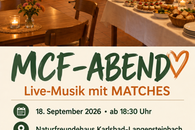 MCF-Abend mit Live-Musik im Naturfreundehaus