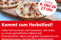 Herbstfest f&uuml;r unsere Genossinnen und Genossen 